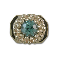 rkb13 Blue Zircon Bracelet Slide 